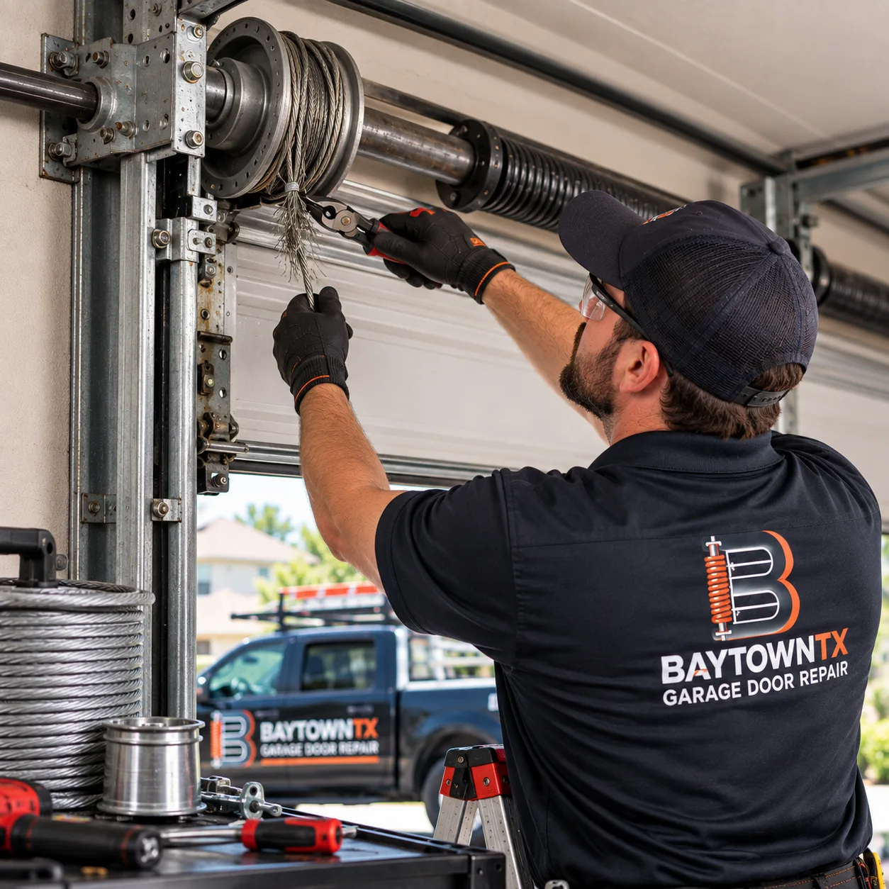 Cable drum repair with replacement wire spools