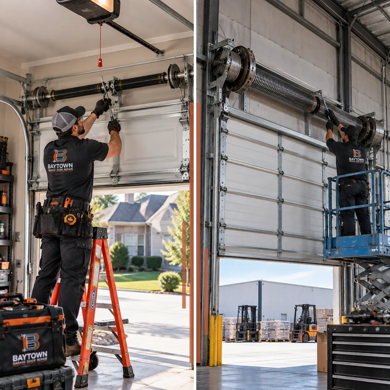 Residential and industrial spring service comparison